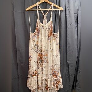 Lovestitch Cream Floral Maxi Dress